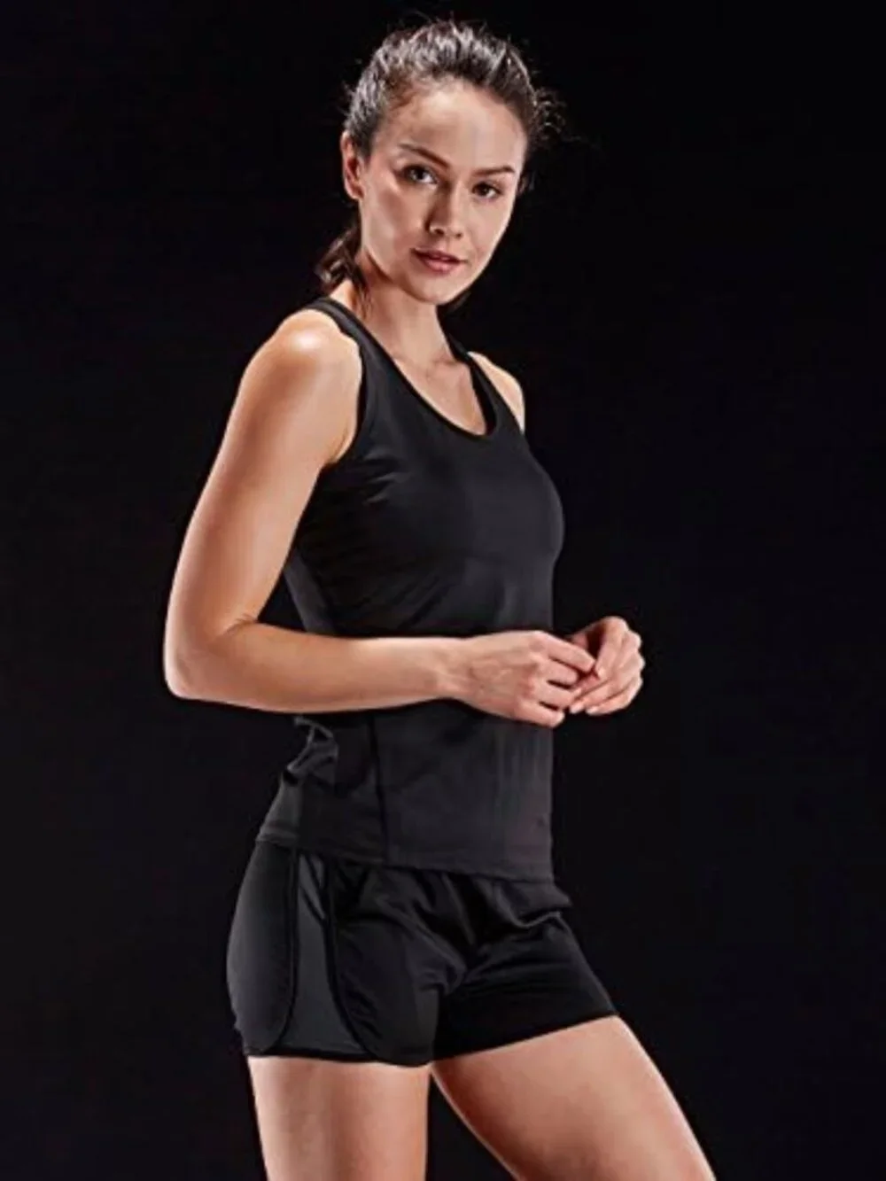 Women's 3 Pack Compression Dry Fit Tank Tops - Activewear, Workout, Fitness Tops